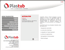 Tablet Screenshot of plastelec-tubes.com